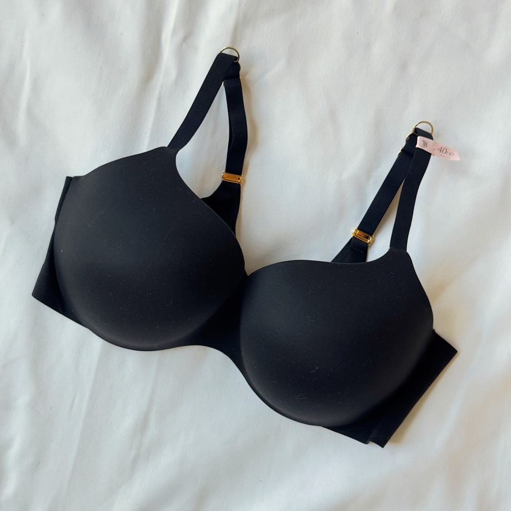 Victoria's Secret Incredible Bra Women's 40DD Black Push-Up Minimalist